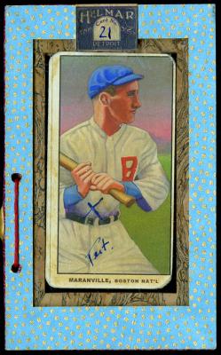 Picture, Helmar Brewing, T206-Helmar Card # 21, Rabbit MARANVILLE, At Plate, Boston Braves